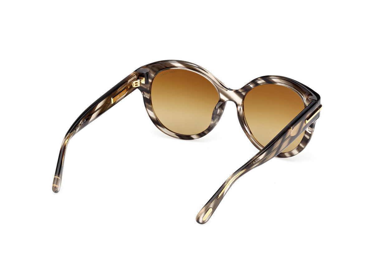 Tom Ford FT125155F57 coloured havana / gradient brown