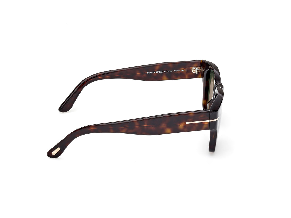 Tom Ford FT128052N53 dark havana / green