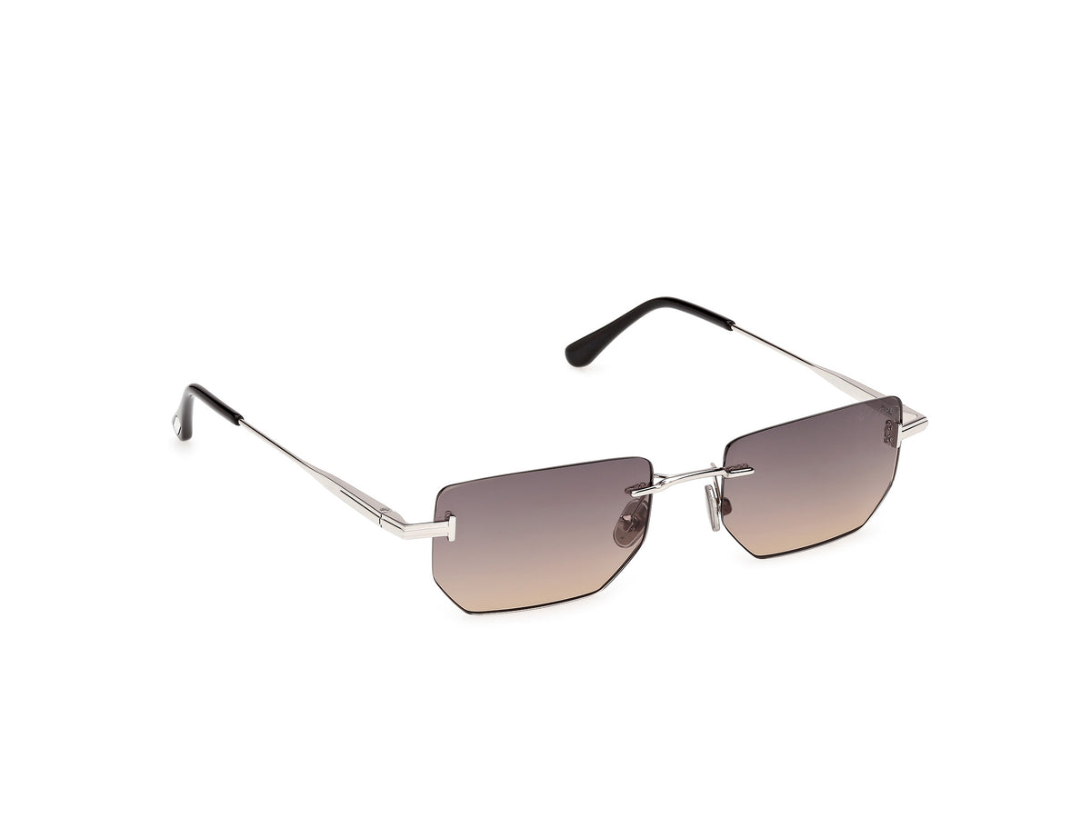 Tom Ford FT13555316B shiny palladium / gradient smoke
