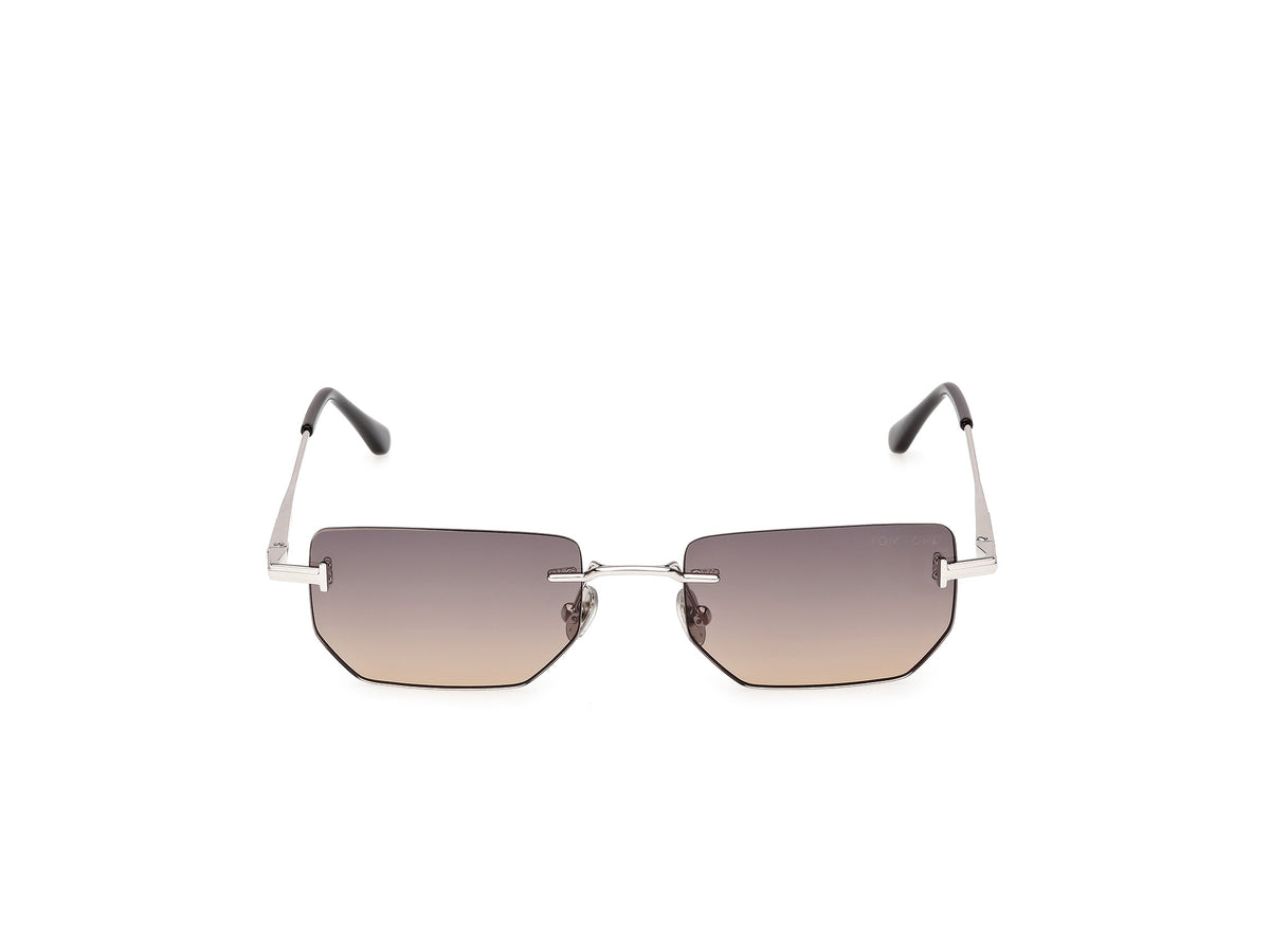 Tom Ford FT13555316B shiny palladium / gradient smoke