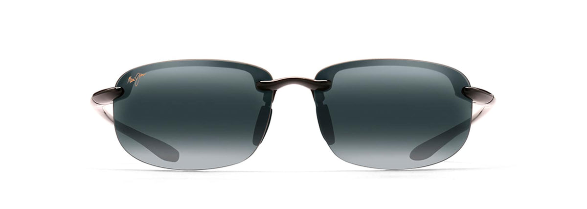 Maui Jim Hookipa G807N-0225 Gloss Black/ Neutral Grey Asian Fit - Blue Star Eyewear