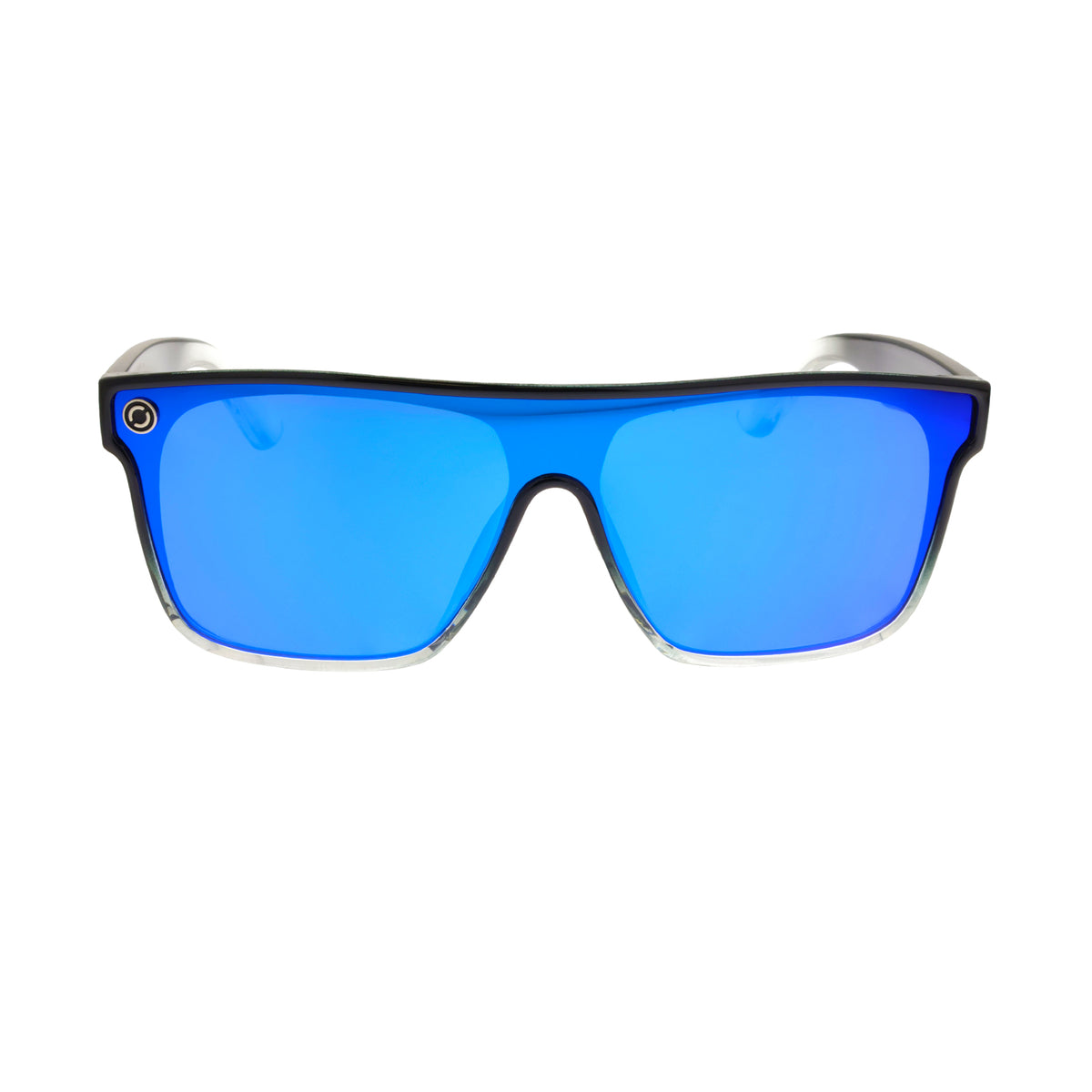 Oxide Galaxy Black/Clear - Blue Mirror - Blue Star Eyewear