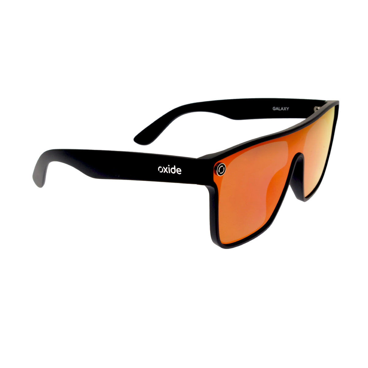 Oxide Galaxy Matt Black - Red Mirror - Blue Star Eyewear