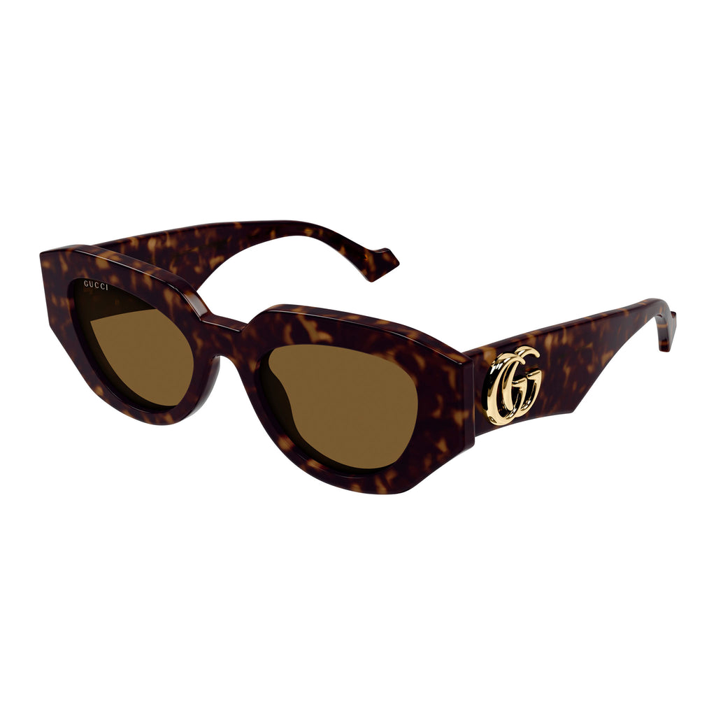 Gucci GG1421S002 Tortoise/ Brown Lens