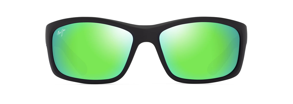 Maui Jim Kanaio Coast GM766-02 Matte Black/Green/ MAUIGreen®