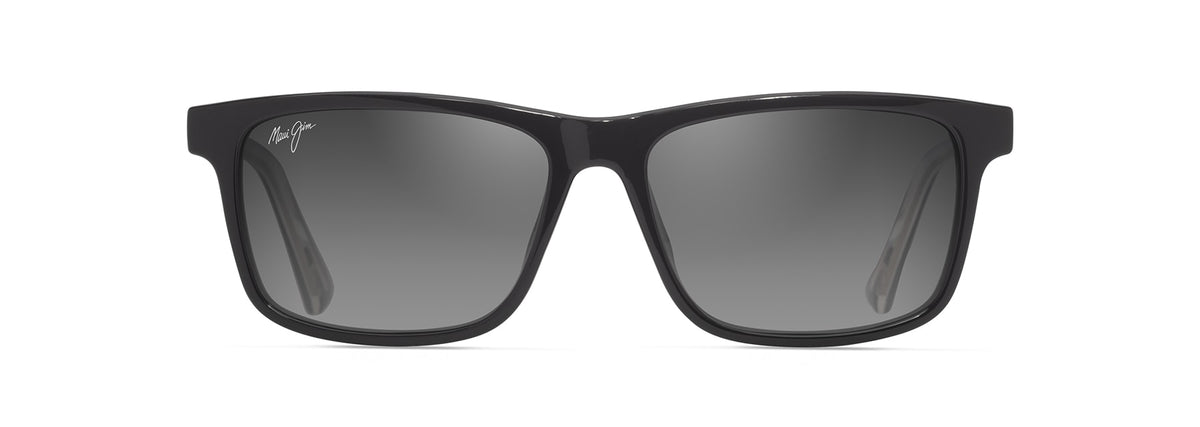 Maui Jim Okina GS587-02 Shiny Black/ Neutral Grey