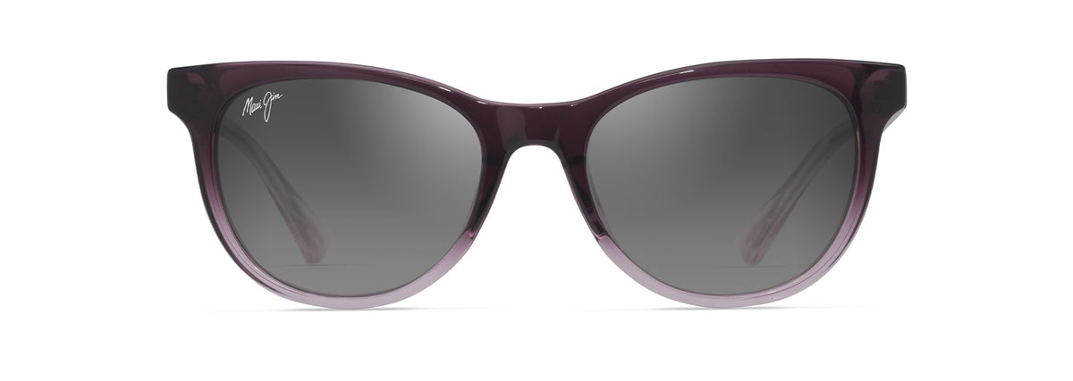 Maui Jim Lonomea GS588-28 Shny Trans Drk Violet to Lilac/ Neutral Grey