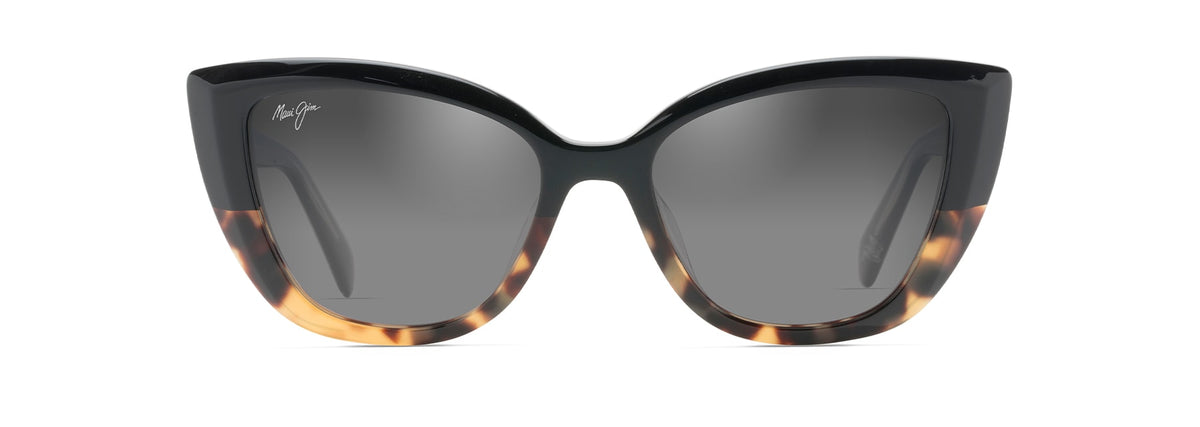 Maui Jim Blossom GS892-02 Black w/Tokyo Tort/ Neutral Grey