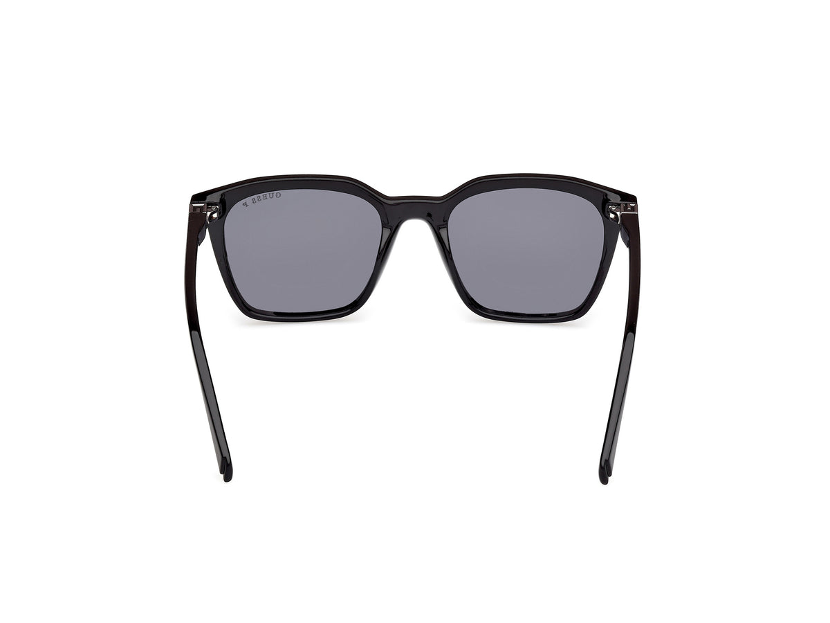 Guess GU0017001D53 shiny black  / smoke polarized