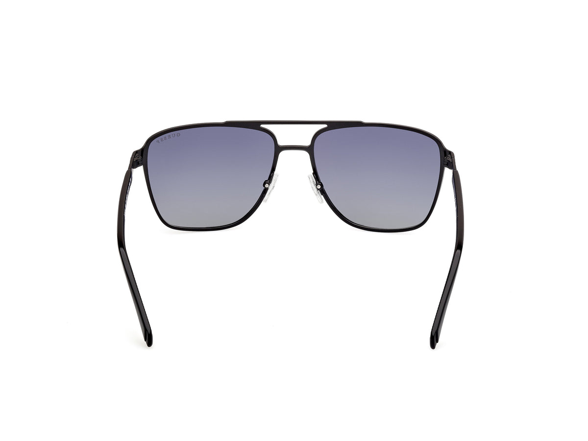Guess GU0021002D60 matte black / smoke polarized