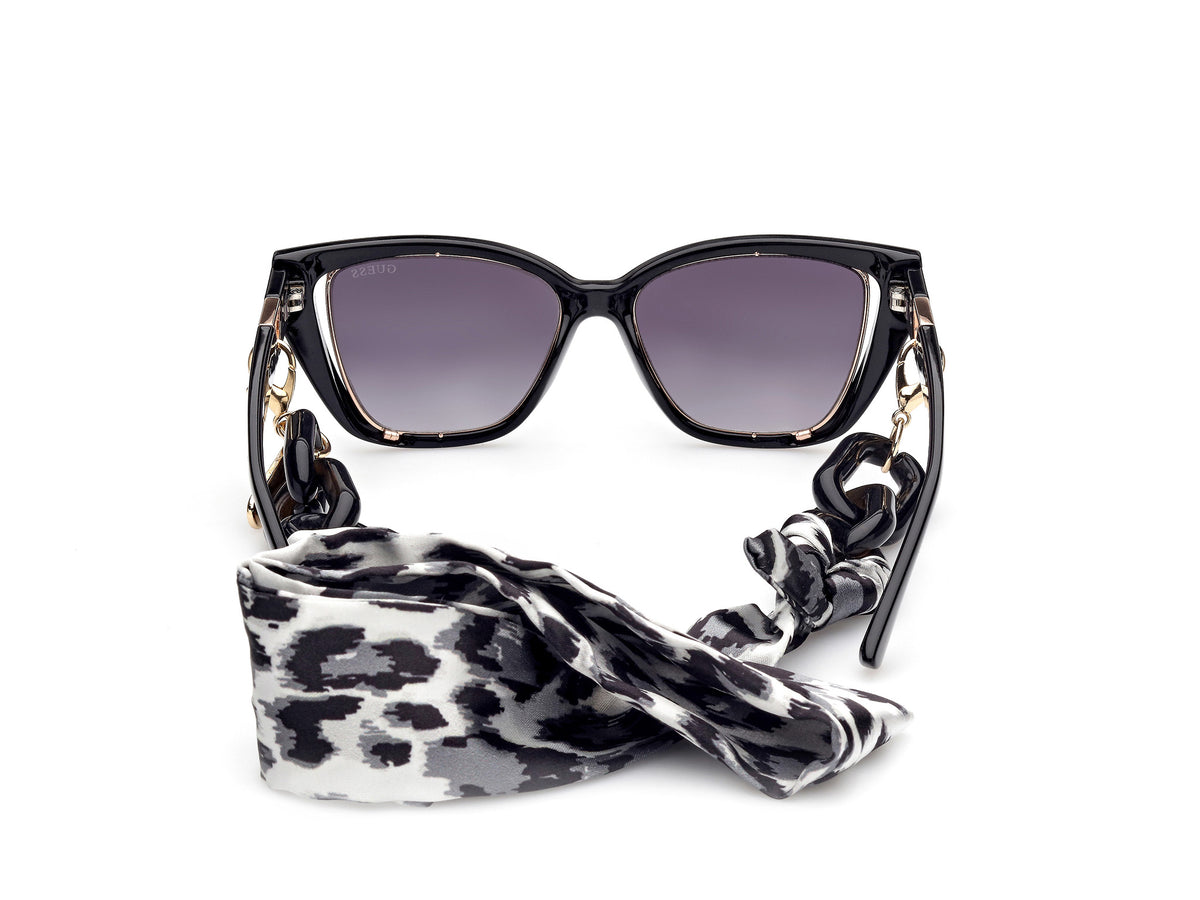 Guess GU781601B54 shiny black  / gradient smoke