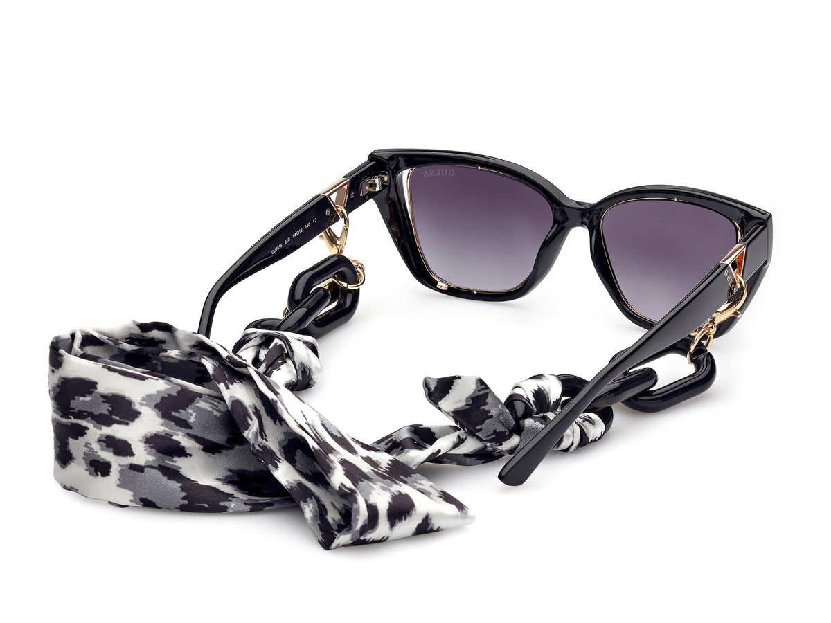 Guess GU781601B54 shiny black  / gradient smoke