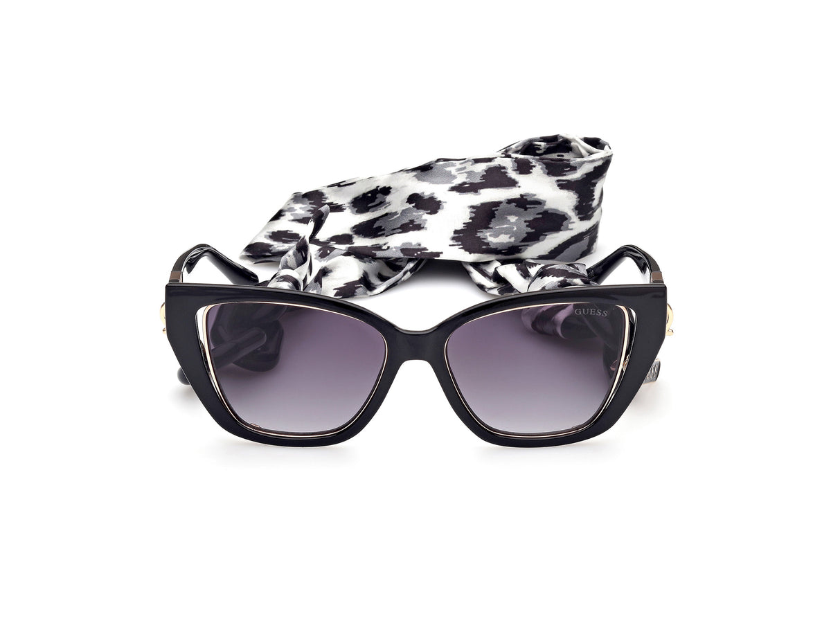 Guess GU781601B54 shiny black  / gradient smoke