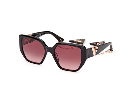 guess-gu7892-55-01t-shiny-black-gradient-bordeaux - 0