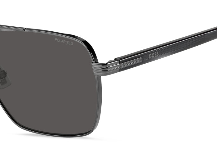 Boss 1846/G/S Dark Ruthenium Black/ Grey Polarized (V81/M9)