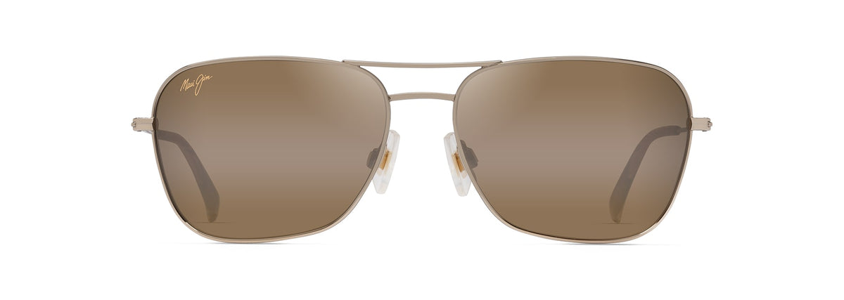 Maui Jim Naauao H675-16 Shiny Light Gold w/Red & Brown/ HCLÂ® Bronze