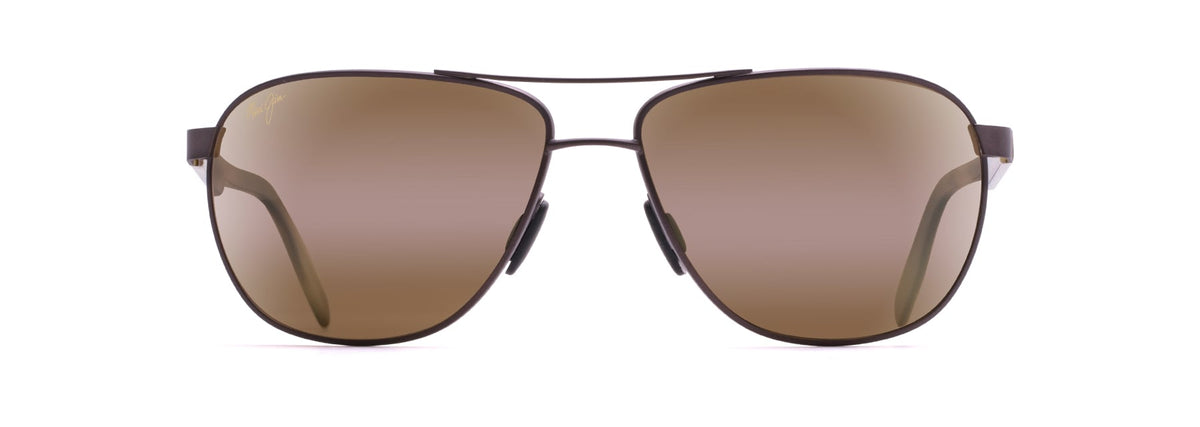 Maui Jim Castles H728-01M Matte Chocolate  / HCL® Bronze Polarised - Blue Star Eyewear