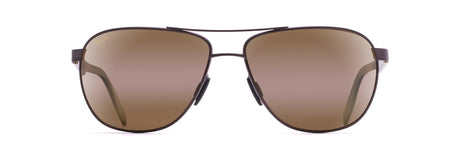 Maui Jim Castles H728-01M Matte Chocolate  / HCL® Bronze Polarised - Blue Star Eyewear