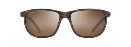 Maui Jim Lele Kawa H811-25C Brown Stripe  / HCL® Bronze Polarised - Blue Star Eyewear