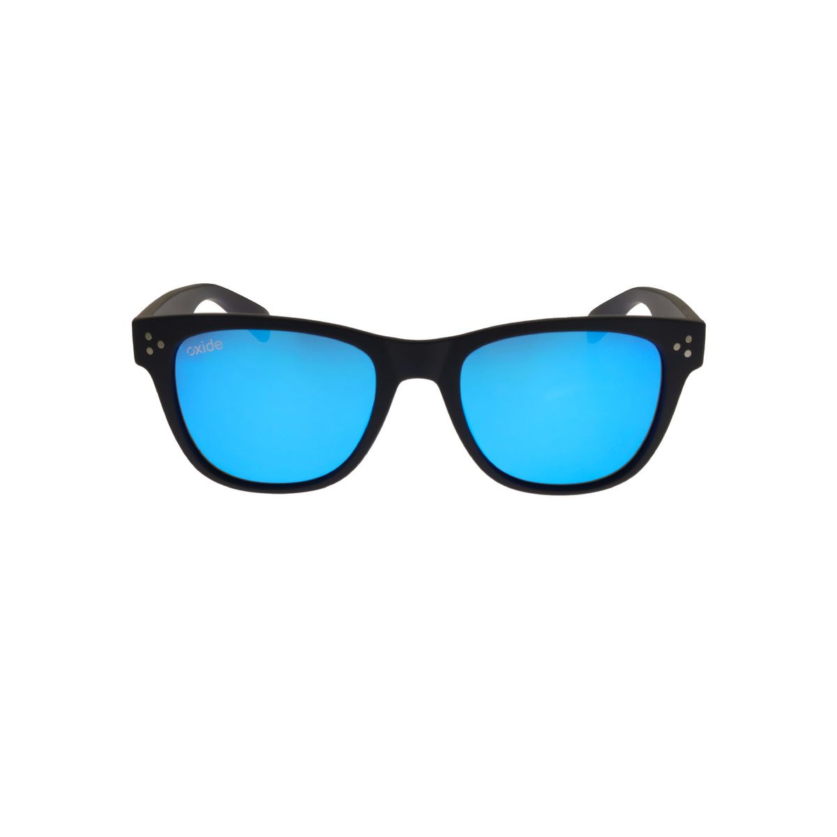 Oxide Horizon Matt Black - Blue Mirror - Blue Star Eyewear