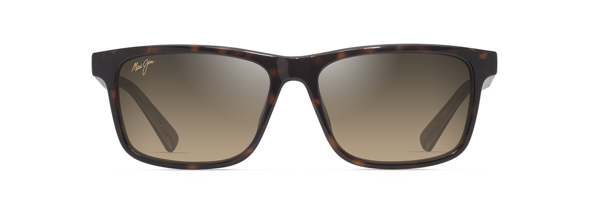 Maui Jim Okina HS587-10 Shiny Dark Havana/ HCLÂ® Bronze