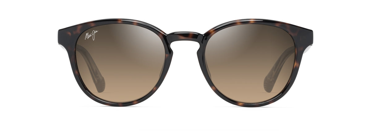 Maui Jim Hiehie HS636-10 Shiny Dark Havana w/Trans Yllw/ HCL® Bronze