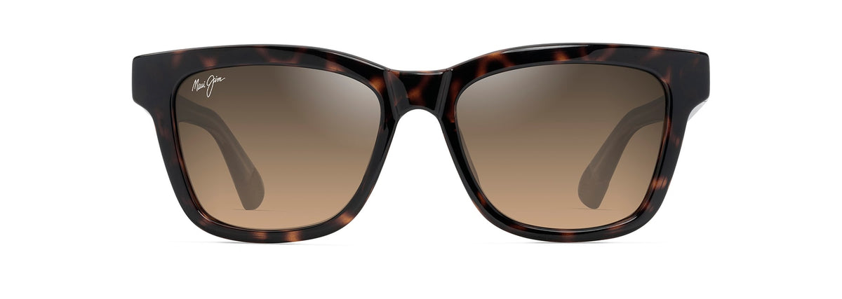 Maui Jim Hanohano HS644-10 Shiny Dark Havana w/Trans Yllw/ HCL® Bronze