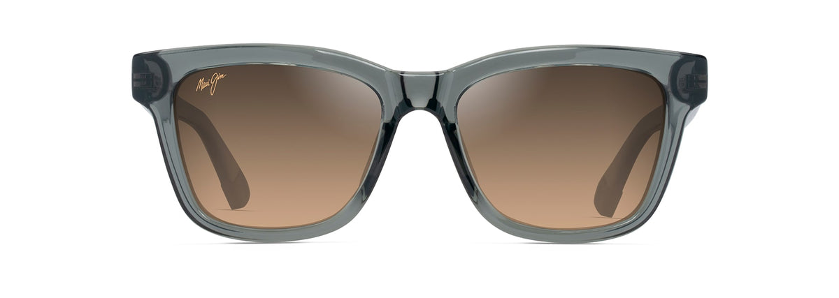 Maui Jim Hanohano HS644-14 Shiny Trans Dark Grey/ HCL® Bronze