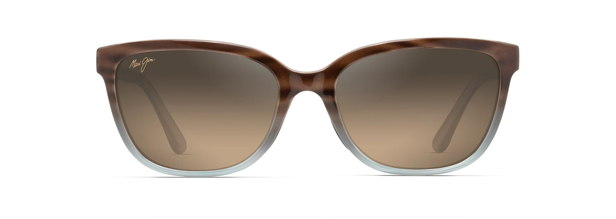 Maui Jim Honi HS758-22B Sandstone with Blue  / HCL® Bronze Polarised - Blue Star Eyewear