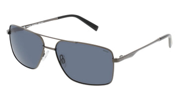 INVU Ultra Polarised Sunglasses  -  IB12403A Gun w/  Solid Smoke