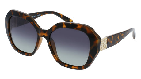 INVU Ultra Polarised Sunglasses  -  IB22442B Demi w/  Gradient Green