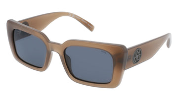 INVU Ultra Polarised Sunglasses  -  IB22443B Milky Brown  w/  Solid Grey