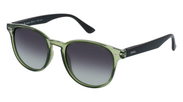 INVU Ultra Polarised Sunglasses  -  IB22461C Transparent Green w/  Gradient Green