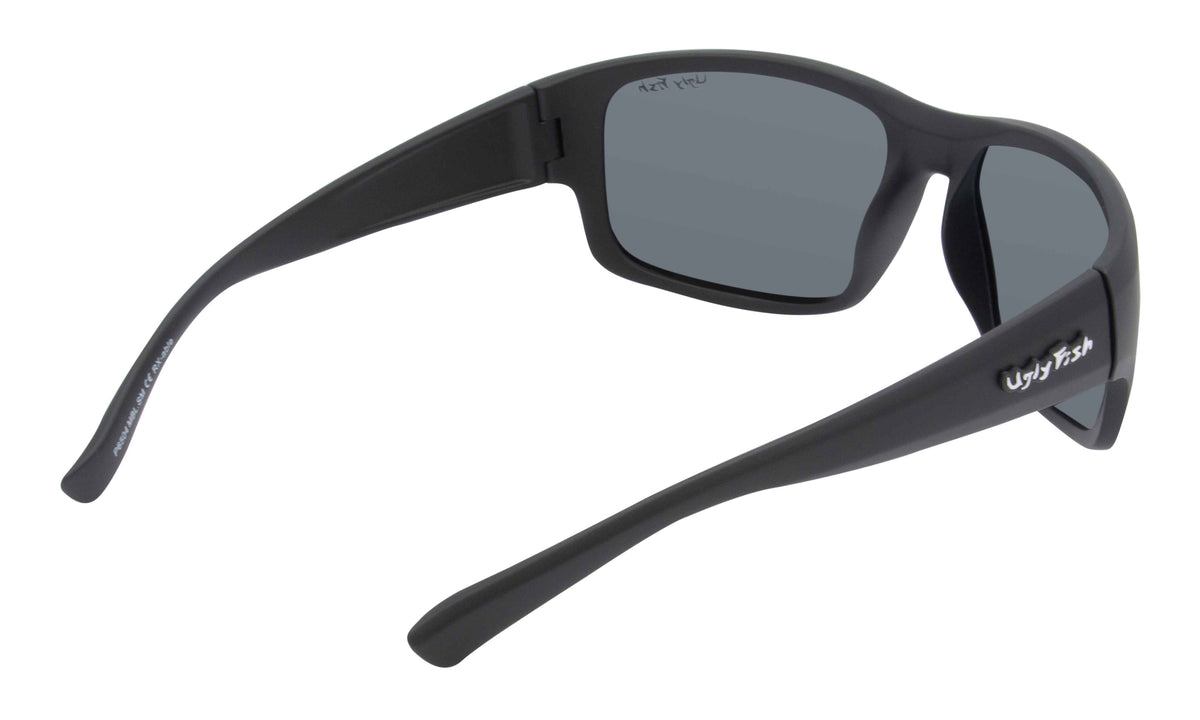 Ugly Fish TR-90 Polarised P6504 MBL.SM Matt Black Frame/ Smoke Lens - Blue Star Eyewear