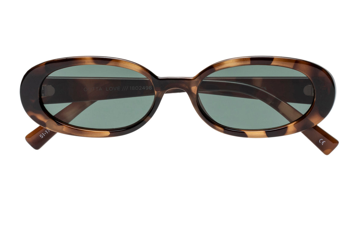 Le Specs Outta Love LSP1802498 Tortoise/ Green Mono Lens - Blue Star Eyewear