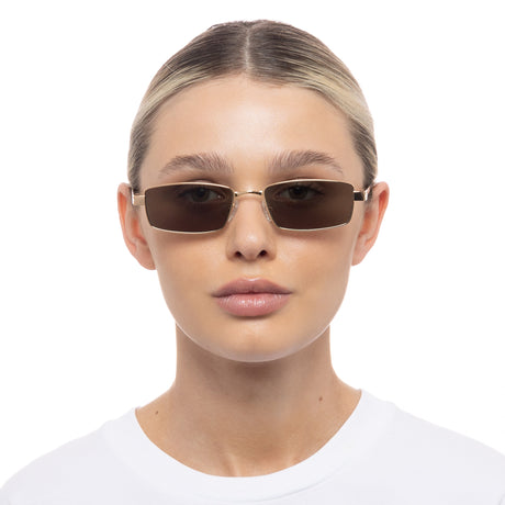 Le Specs Bizarro LSP2352228 Bright Gold / Clear/ Khaki Mono