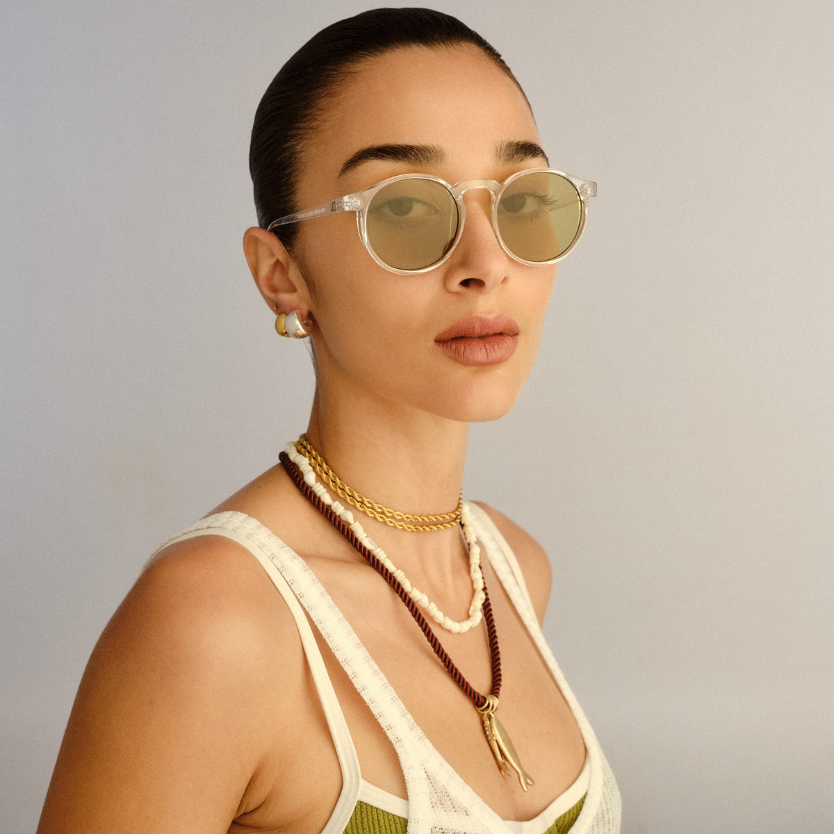 Le Specs Teen Spirit Deux LSP2452347 Clear/ Olive Mono