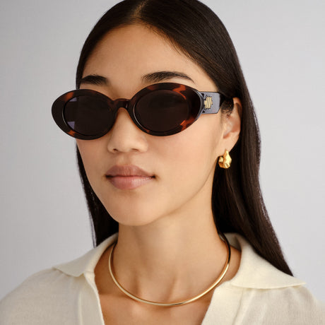 Le Specs Nouveau Vie LSP2452434 Dark Tortoise/ Smoke Mono Lens