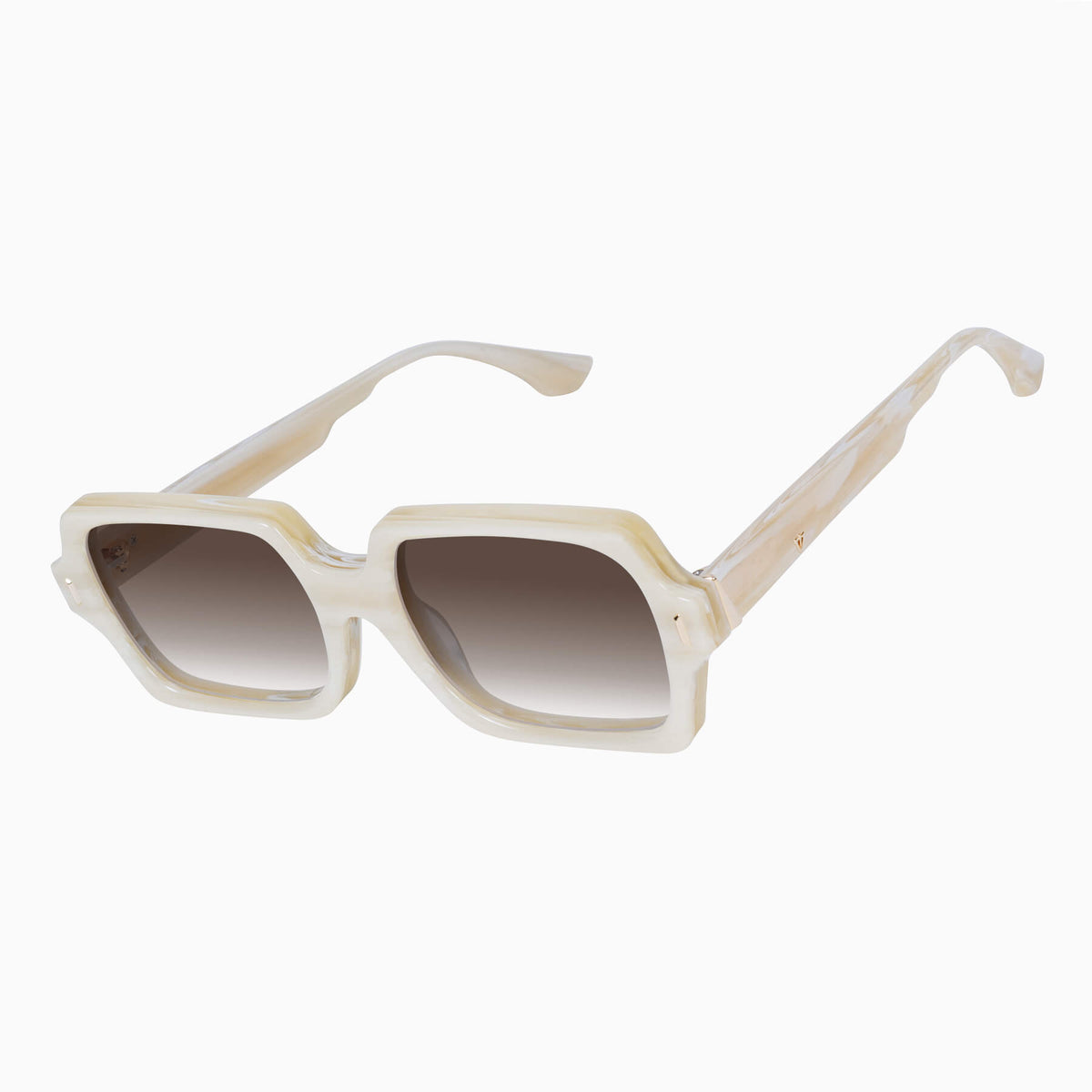 Valley - Liberty - Travertine  w. Gold Metal Trim / Brown Gradient Lens