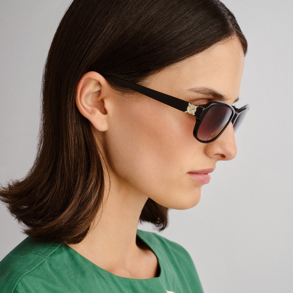 Retrosuperfuture Vita Tortoise/ Black Lens 51 / RSF / Acetate