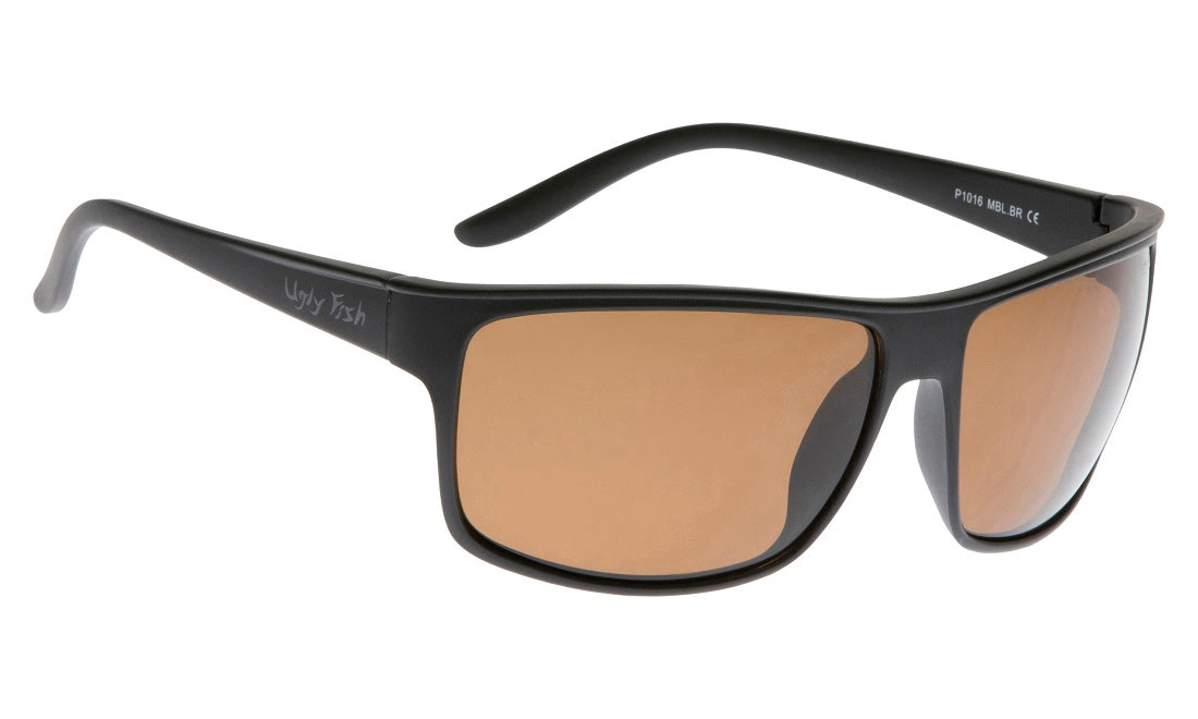 Ugly Fish Basic Polarised P1016 MBL.BR Matt Black Frame/ Brown Lens - Blue Star Eyewear
