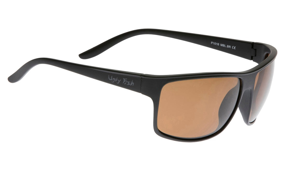 Ugly Fish Basic Polarised P1016 MBL.BR Matt Black Frame/ Brown Lens - Blue Star Eyewear