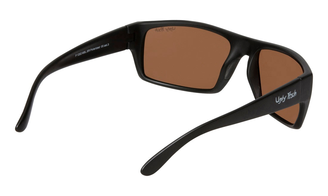 Ugly Fish Basic Polarised P1202 MBL.BR Matt Black Frame/ Brown Lens - Blue Star Eyewear
