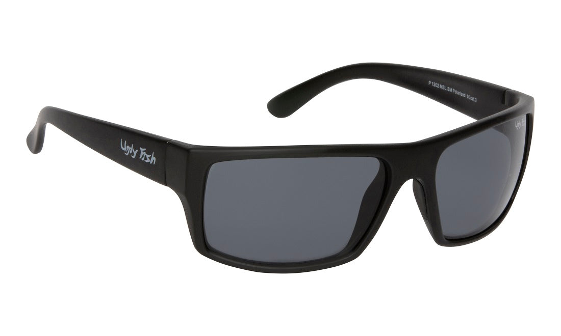 Ugly Fish Basic Polarised P1202 MBL.SM Matt Black Frame/ Smoke Lens - Blue Star Eyewear