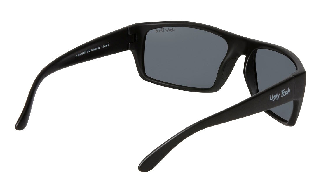 Ugly Fish Basic Polarised P1202 MBL.SM Matt Black Frame/ Smoke Lens - Blue Star Eyewear