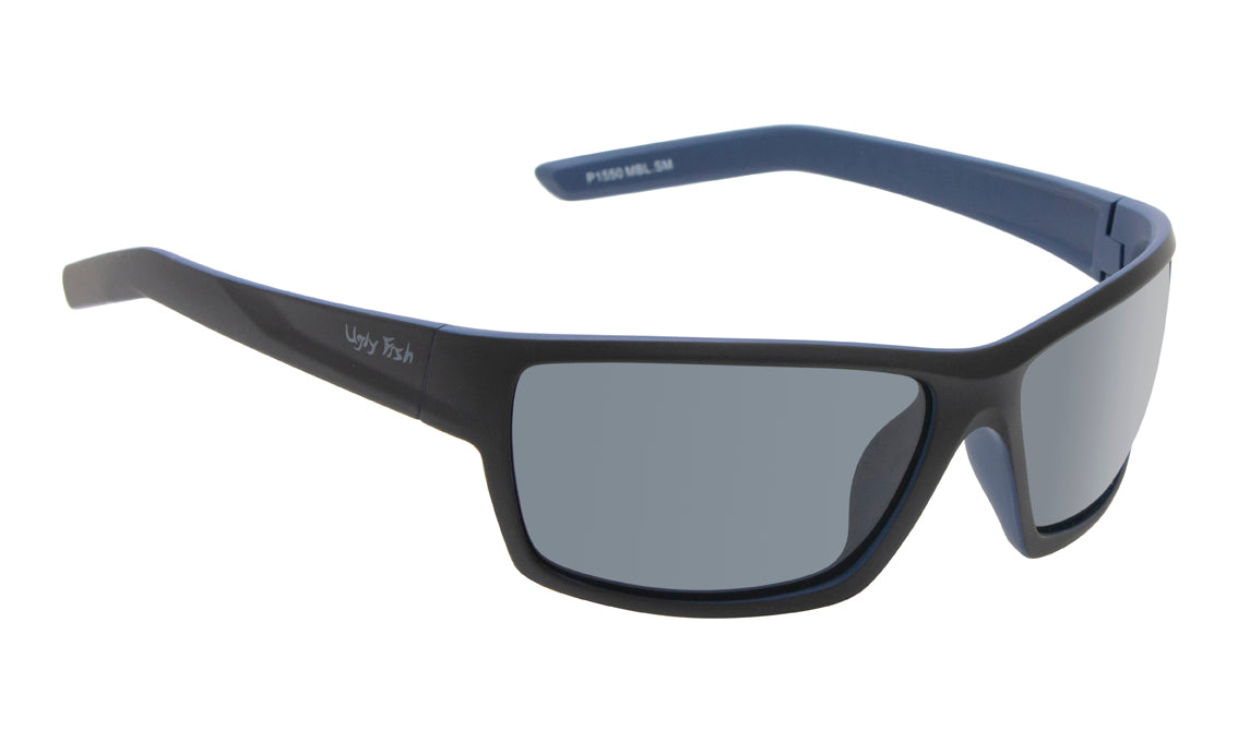 Ugly Fish P1550 Matt Black Frame - Smoke Polarised Lens - Blue Star Eyewear