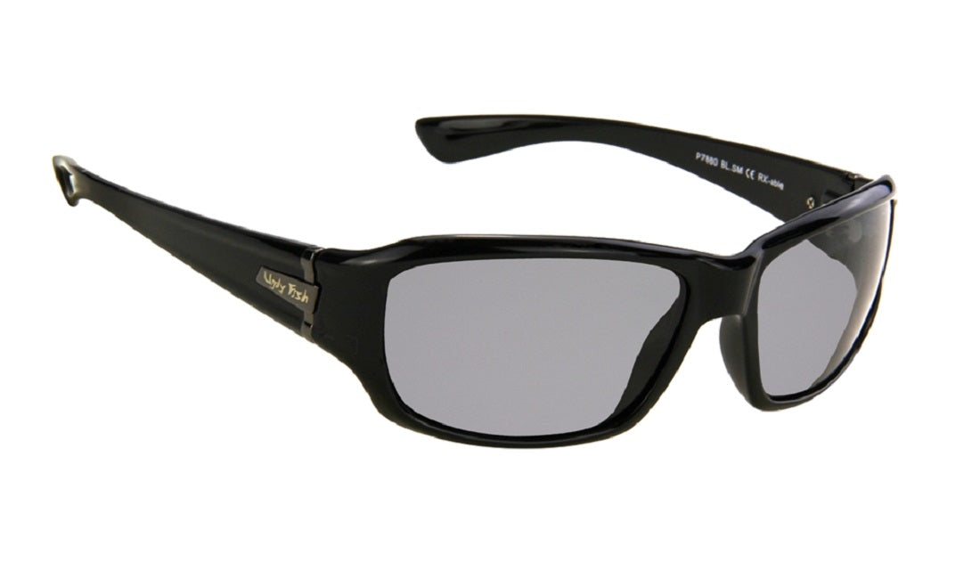 Ugly Fish TR-90 Polarised P7880 BL.SM Shiny Black Frame/ Smoke Lens