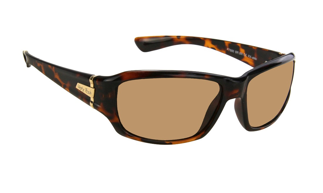 Ugly Fish TR-90 Polarised P7880 BR.BR Brown Frame/ Brown Lens - Blue Star Eyewear