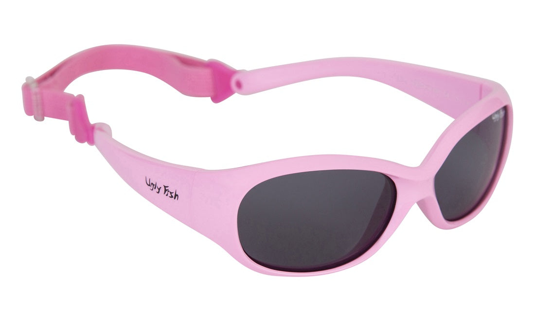Ugly Fish Ankle Biters Polarised - PB001  P.SM Pink Frame/ Smoke Lens - Blue Star Eyewear