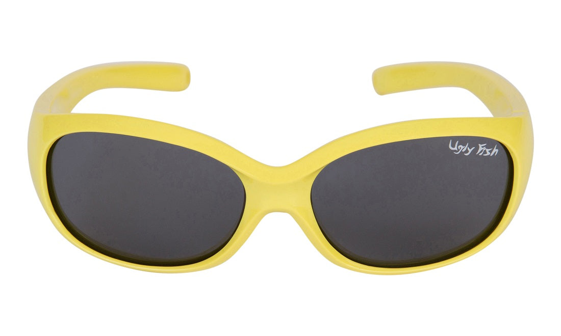 Ugly Fish Ankle Biters Polarised - PB001  Y.SM Yellow Frame/ Smoke Lens